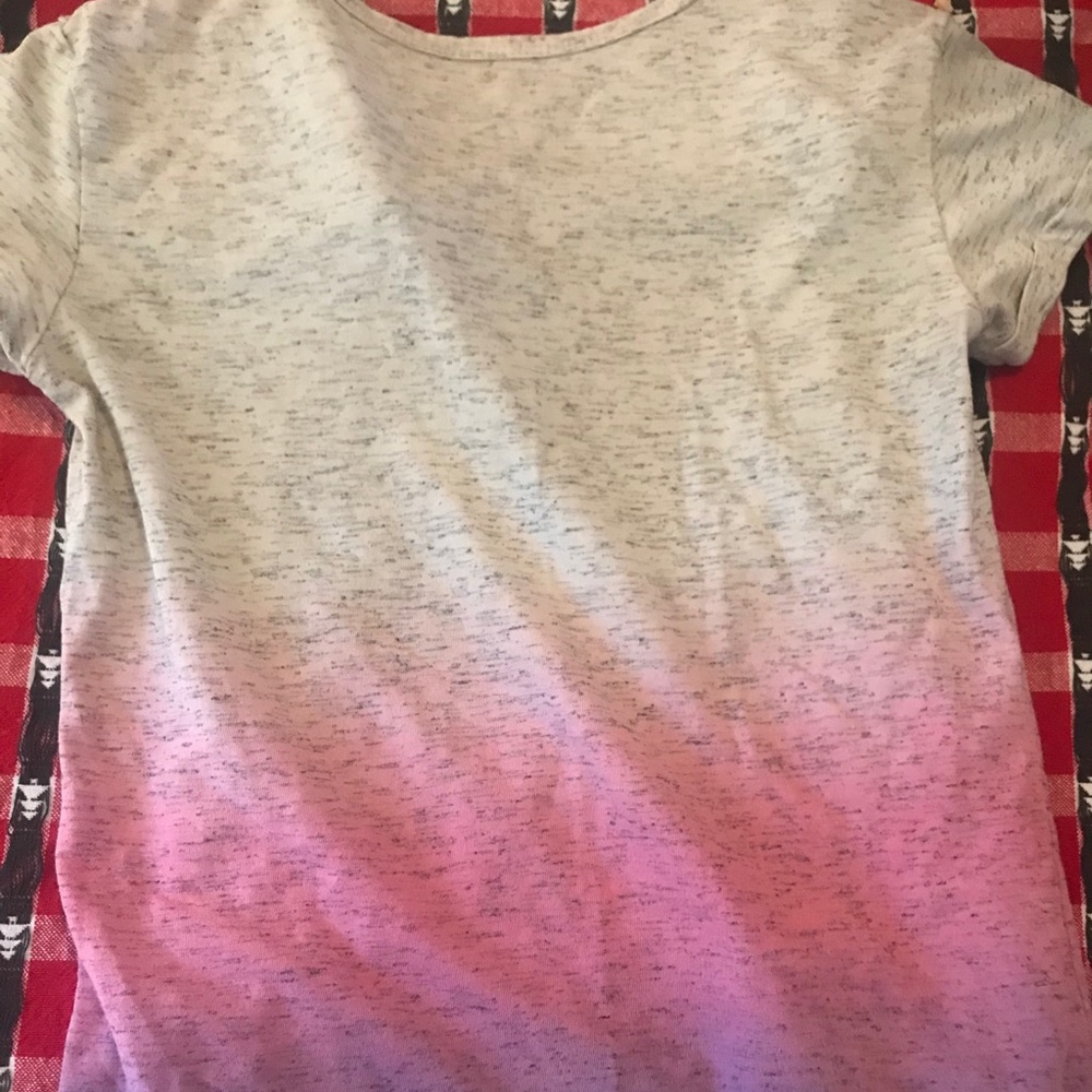 White Gradient Shirt.